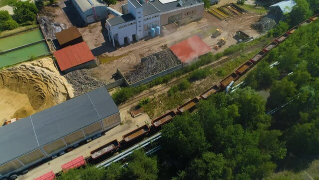 Industrial Area Lubin Obszar Przemyslowy Aerial View Poland
