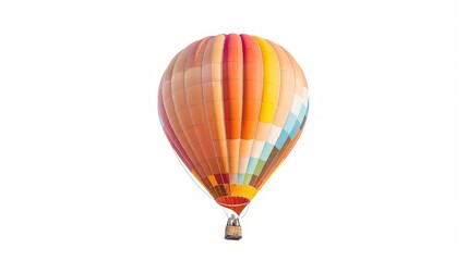 hot air balloon isolated on white background