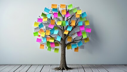 The Ideas Tree: Creative Note Organization Concept