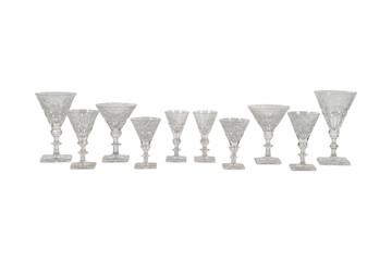 silver trophy cup isolated