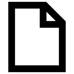 blank icon, simple vector design
