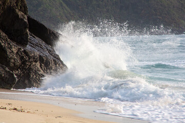 奄美、海、波、自然