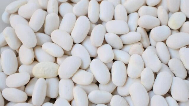 close up of white beans