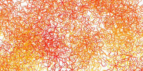 Light orange vector backdrop with curves.