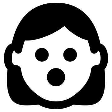 omg icon, simple vector design