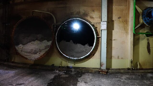 Coal power plant boiler tank inspection, collision tolerant industrial drone