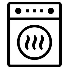 appliance icon, simple vector design