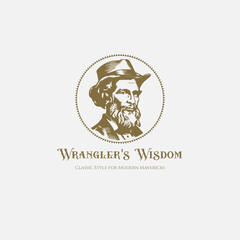 Wrangler’s Wisdom Logo - Classic Style for Modern Mavericks