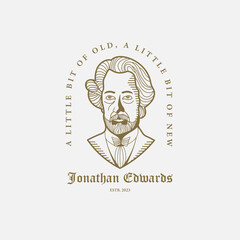 Jonathan Edwards Minimalist Logo - Blend of Traditional and Modern Elements
