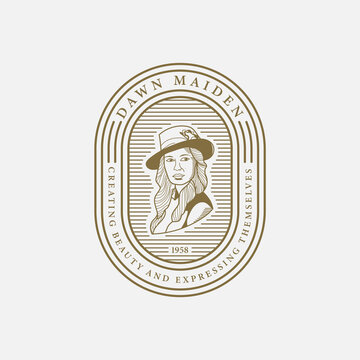 Dawn Maiden Logo - Creation of Beauty and Self-Expression