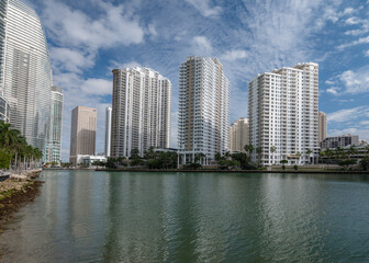 Fototapeta na wymiar Miami summer view in the city