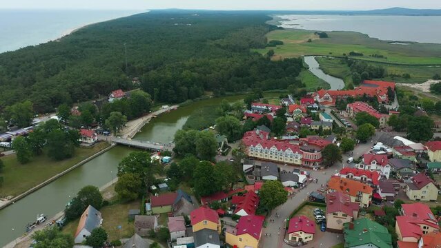 Beautiful Landscape Rowy Piekny Krajobraz Aerial View Poland