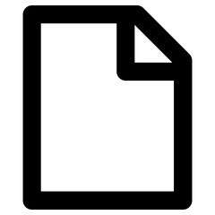 file icon, simple vector design