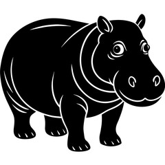 head of a Hippopotamus mascot,Hippopotamus silhouette,zabra face vector,icon,svg,characters,Holiday t shirt,black Hippopotamus face drawn trendy logo Vector illustration,Hippopotamus on a white backgr