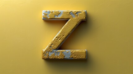 **"Z" on yellow Background 4k
