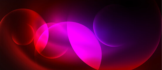 Neon magic light design. Vector Illustration For Wallpaper, Banner, Background, Card, Book Illustration, landing page