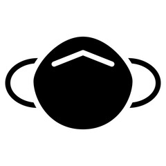 Medical face mask icon