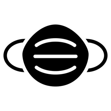 recommend clip art: Medical face mask icon