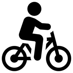 bike icon, simple vector design