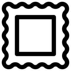 frame icon, simple vector design