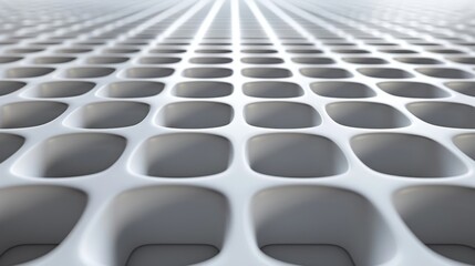 Fototapeta premium Geometric Textures: A 3D vector illustration of a square pattern arranged in a grid