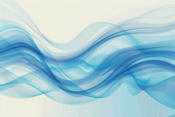 Fototapeta premium Abstract blue wave background vector presentation design illustration with copy space