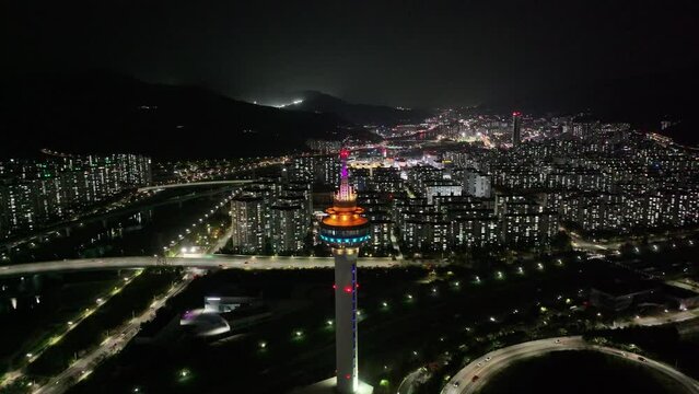 양산 드론 야경