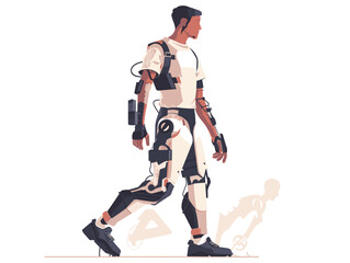 Obraz premium Biomedical Innovation: 3D-Printed Prosthetic Limbs for Enhanced Mobility and Functionality