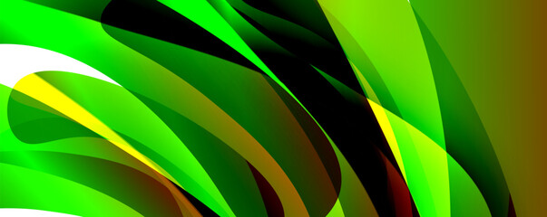 Colorful curve design concept. Vector Illustration For Wallpaper, Banner, Background, Card, Book Illustration, landing page