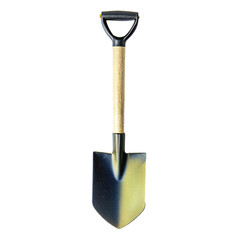 Small shovel isolated on transparent background