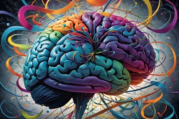 AI generated- Illustration for the concept of Brainpower Unleashed