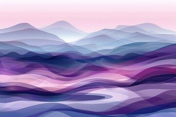 Vector art abstract of mixed violet colors tone. Background landscape and line colors