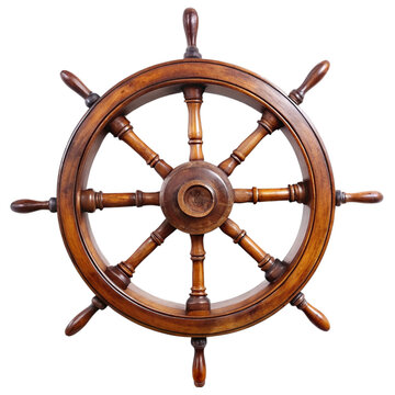 recommend clip art: Steering wheel of a ship isolated on transparent background