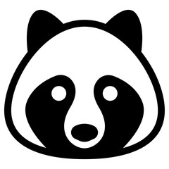 ferret icon, simple vector design