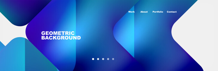 Arrows and squares with bright colors and round angles. Vector Illustration For Wallpaper, Banner, Background, Card, Book Illustration, landing page