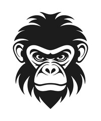 Fototapeta premium Monkey Silhouette PNG Files
