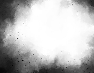 抽象的な黒色の霧煙のテクスチャ背景素材/飛沫・背景透過　3