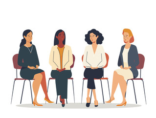 Obraz premium Female Leaders: Breaking Barriers, Empowering the Future