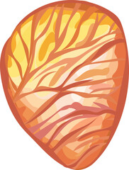 Yellow diamond illustration on transparent background.
