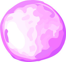 Purple diamond illustration on transparent background.
