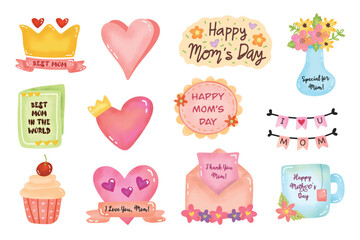 Mother's Day Cute Hand Drawn Element