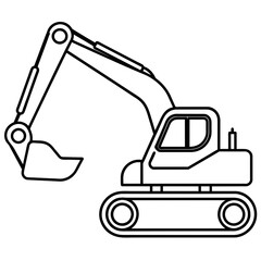 excavator illustration