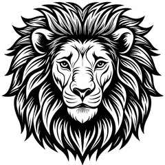 lion head vector