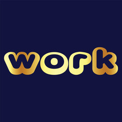 editable orange work text effect for promotions and logos.
