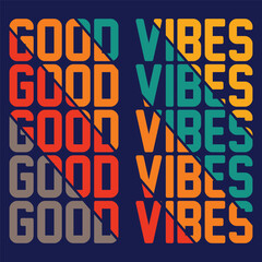 Good vibes quote. Tie dye psychedelic surreal font.Vector tiedye illustration logo.Good vibes slogan text.60s,70s,hippie.high,groovy,tie dye psychedelic,trippy print for t-shirt,poster,sticker concept