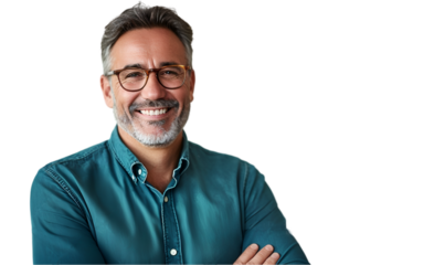 portrait of a businessman smiling