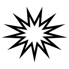 blast  icon, simple vector design