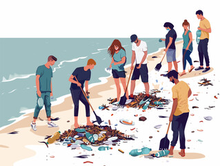 Collective Restoration: Volunteers Unite to Revitalize Coastal Haven
