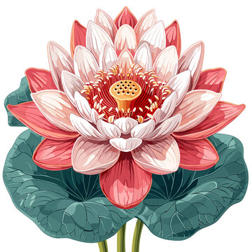 Diospyros Lotus Flat Colors Cartoon Icon, Isolated Transparent Background Images