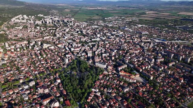 Kazanlak Bulgaria East Europe drone view